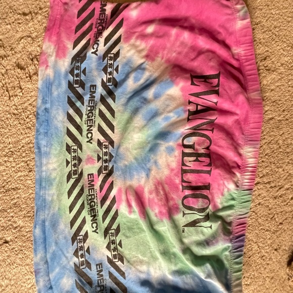 Hot Topic Tie-Dye Evangelion Tube Crop Top NWOT - Picture 3 of 6